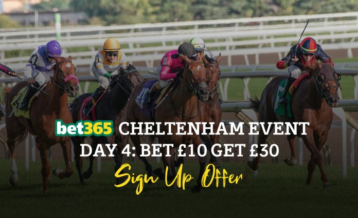 bet365 Cheltenham event day 4: bet 10 get 30