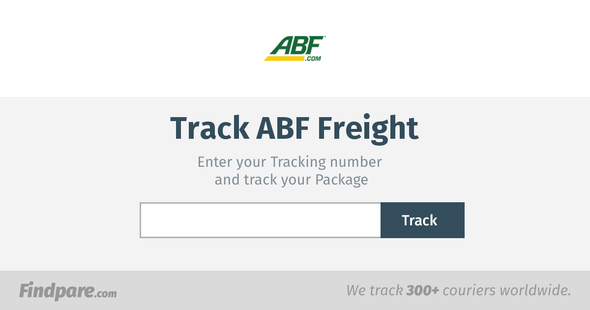 ABF Freight Tracking To Track Your Shipment Using ID Number PR News Blog
