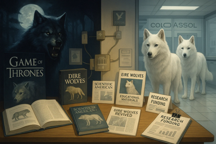 From GOT Fantasy to Scientific Reality: The Cultural Bridge That Made Dire Wolf De-extinction Possible