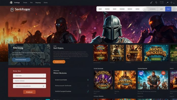 A screenshot of the Funinexchange online gaming platform displaying a vibrant interface with sports betting options, live casino games, and a user-friendly navigation menu on a laptop screen.