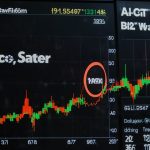 EchoStar Corporation logo with a soaring stock chart in the background, symbolizing a 75% share price surge after a $23 billion spectrum sale to AT&T on August 26, 2025.