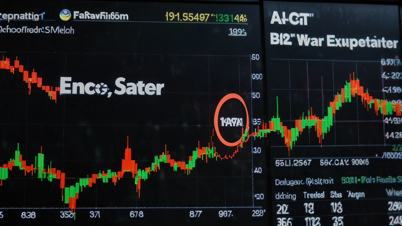 EchoStar Corporation logo with a soaring stock chart in the background, symbolizing a 75% share price surge after a $23 billion spectrum sale to AT&T on August 26, 2025.