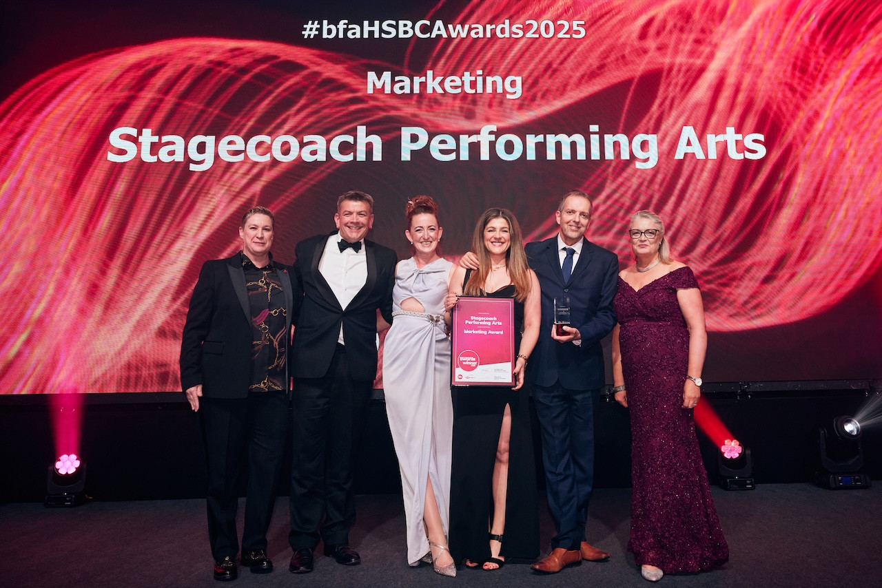 Stagecoach Performing Arts Recognised for Innovative Marketing and Brand Growth