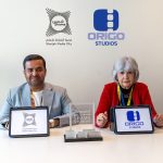 Deal signed at MIPCOM Cannes brings Origo Studios expertise to Shams Production Hub: representatives of Sharjah Media City (Shams) and Origo Studios at the partnership signing